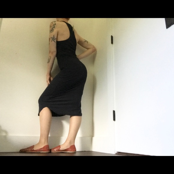 Forever 21 NWT Racerback Dark Navy Midi Dress - Picture 2 of 11